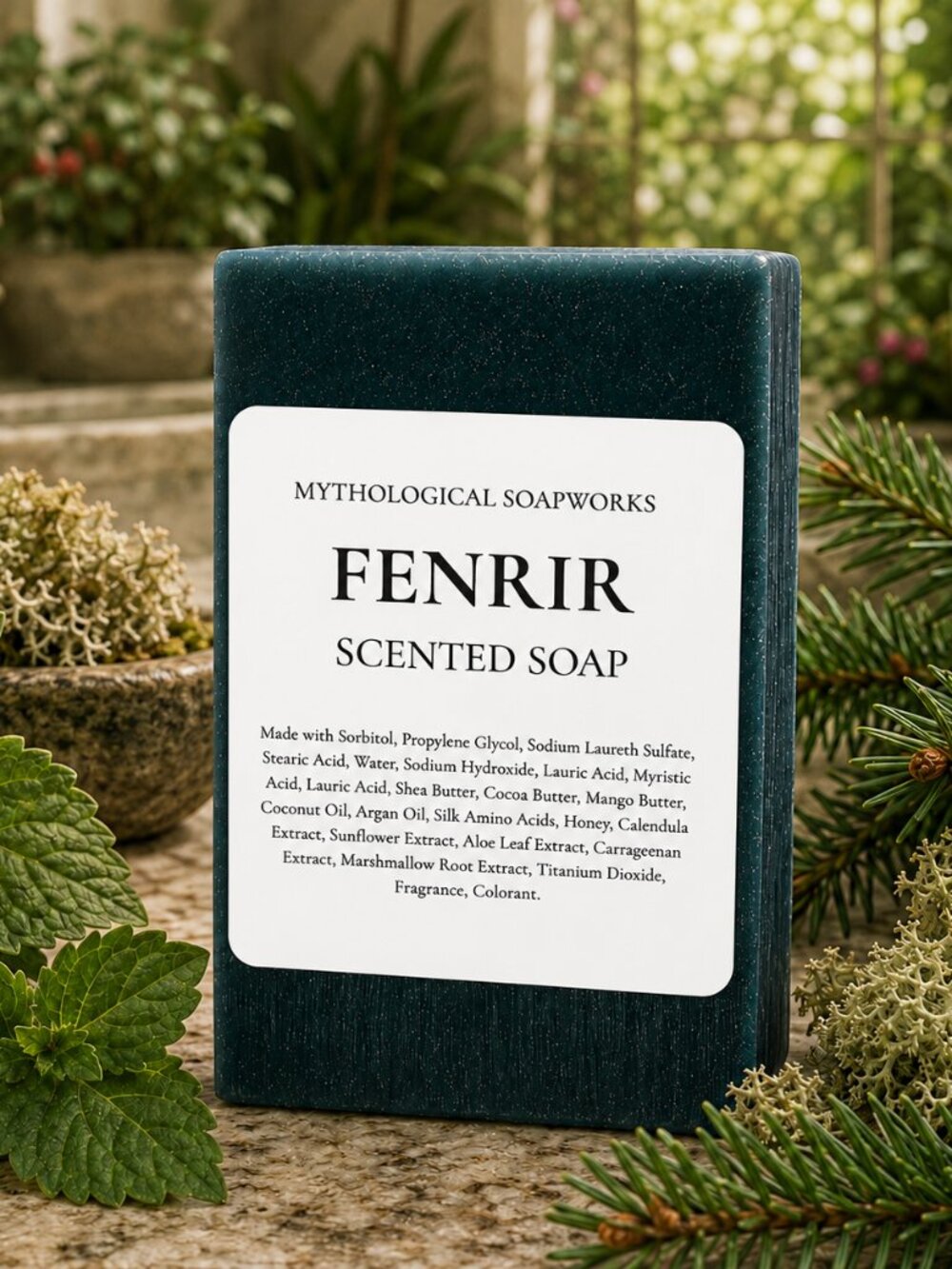 FENRIR Patchouli Forest Scented Artisan Soap.